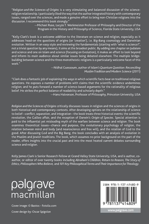 Produktbild: Religion and the Sciences of Origins