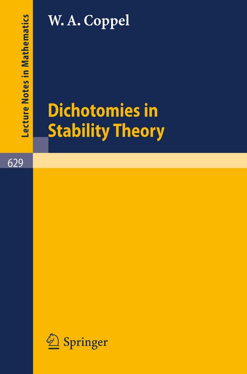 Produktbild: Dichotomies in Stability Theory