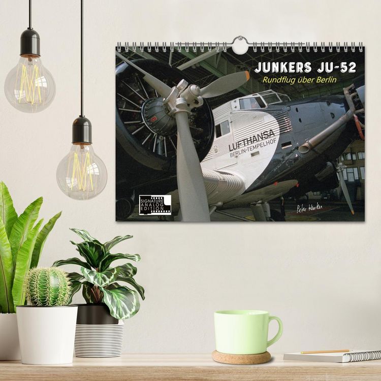 Produktbild: Junkers Ju-52 Rundflug &uuml;ber Berlin (Wandkalender 2026 DIN A4 quer), CALVENDO Monatskalender