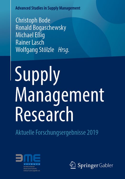 Produktbild: Supply Management Research