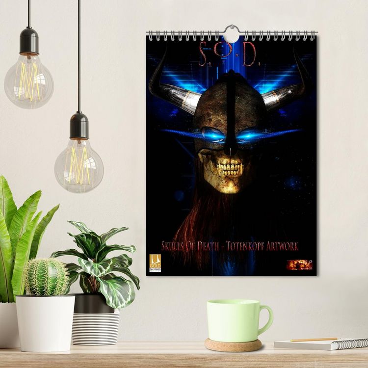 Produktbild: S.O.D. - Skulls Of Death Vol. I - Totenkopf Artworks (Wandkalender 2026 DIN A4 hoch), CALVENDO Monatskalender