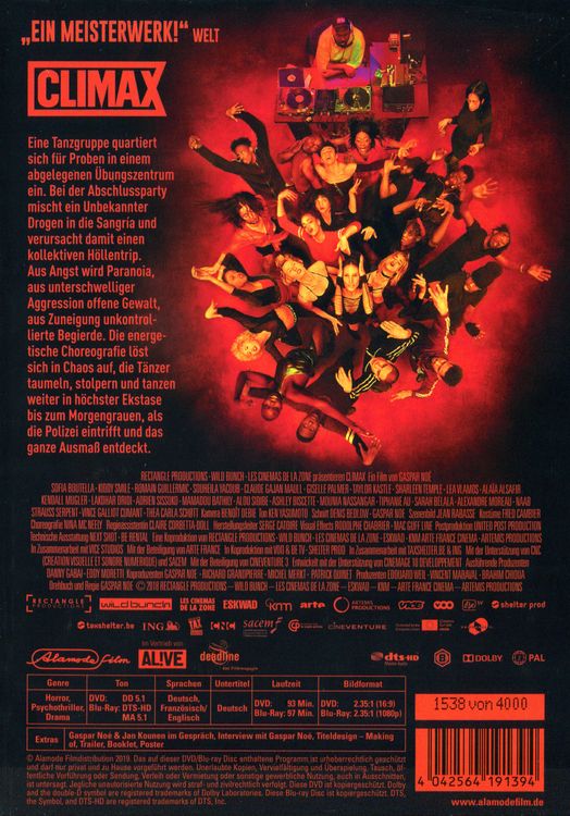 Produktbild: Climax - Limited Mediabook Edition (+ DVD)