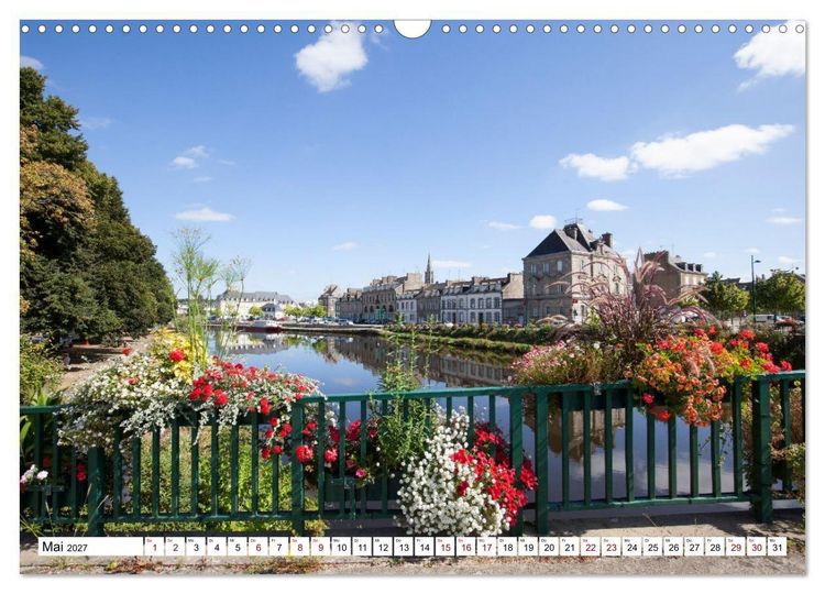 Produktbild: Hausbooturlaub Frankreich - Bretagne (Wandkalender 2027 DIN A3 quer), CALVENDO Monatskalender