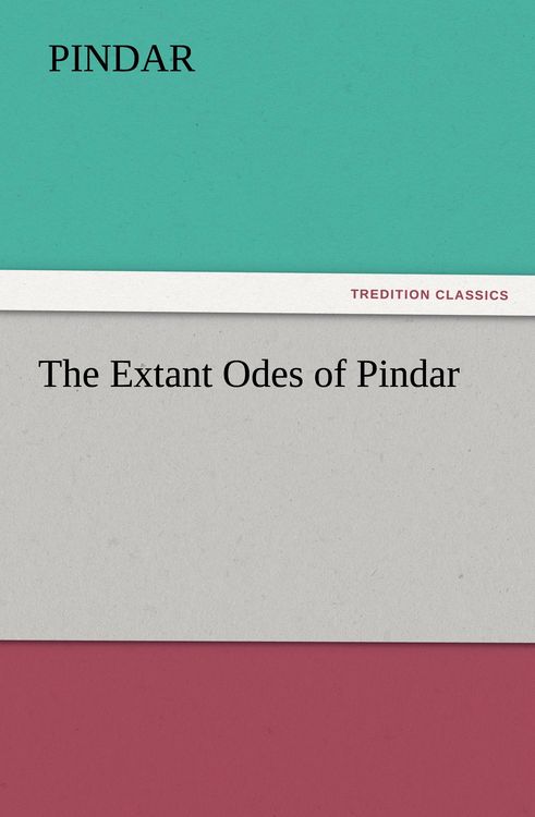 Produktbild: The Extant Odes of Pindar