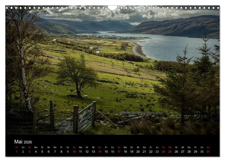 Produktbild: Die Highlands - Schottlands rauher Nordwesten (Wandkalender 2026 DIN A3 quer), CALVENDO Monatskalender