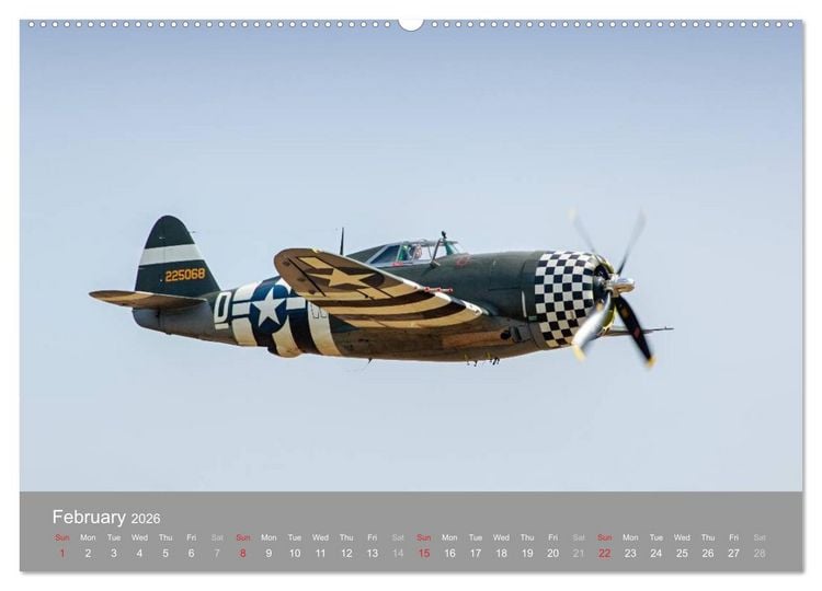 Produktbild: The Flying Legends (High Quality Premium Wall Calendar 2026 DIN A2 landscape),CALVENDO 12 Month Wall Calendar