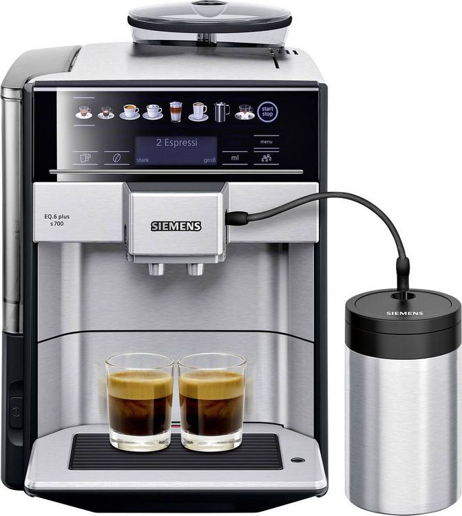 Produktbild: Siemens Hausger&auml;te EQ 6 plus S700 TE657M03DE Kaffeevollautomat Edelstahl