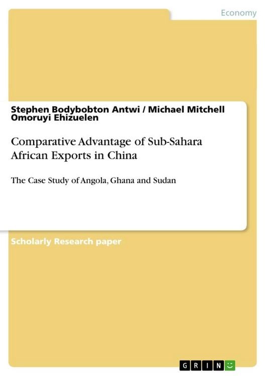 Produktbild: Comparative Advantage of Sub-Sahara African Exports in China
