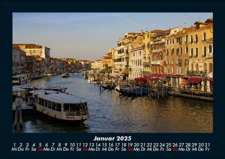 Produktbild: Venedig 2025 Fotokalender DIN A5