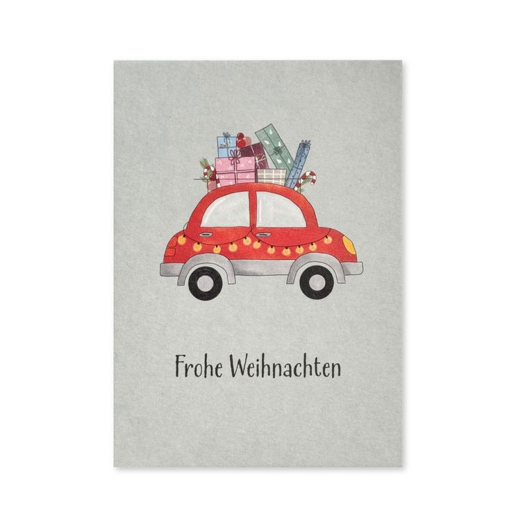 Produktbild: KEITCARDS Weihnachtskarten mixed Set, 3 x Postkarten und 3 x Klappkarten