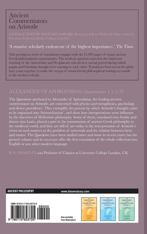 Produktbild: Alexander of Aphrodisias