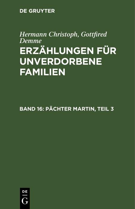 Produktbild: P&auml;chter Martin, Teil 3