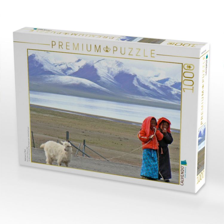 Produktbild: CALVENDO Puzzle M&auml;dchen in Tibet | 1000 Teile Lege-Gr&ouml;&szlig;e 64x48cm Foto-Puzzle f&uuml;r gl&uuml;ckliche Stunden