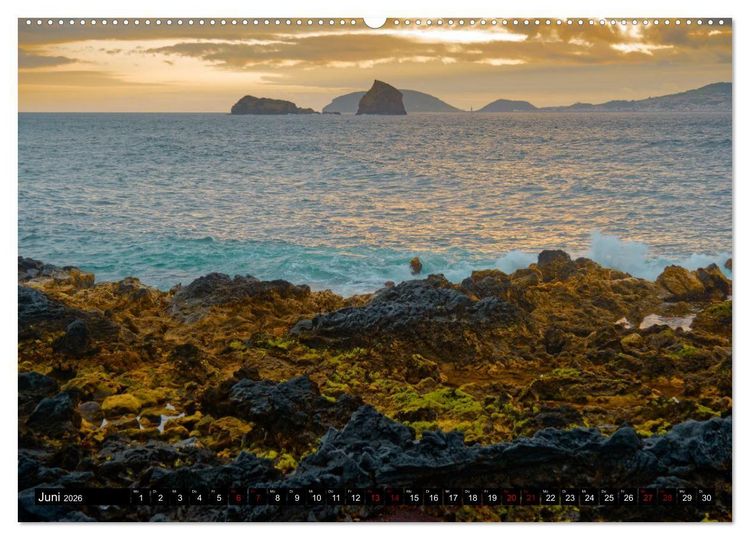 Produktbild: Pico Azoren - Vulkanisch gepr&auml;gte Trauminsel im Atlantik (hochwertiger Premium Wandkalender 2026 DIN A2 quer), Kunstdruck in Hochglanz