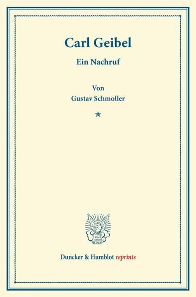 Produktbild: Carl Geibel.