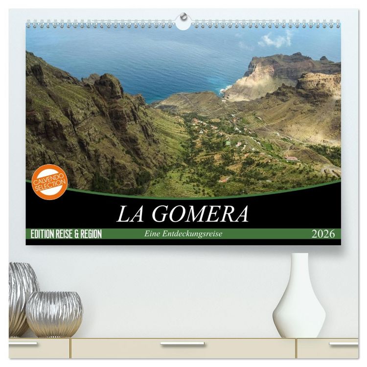Produktbild: La Gomera 2026 - Eine Entdeckungsreise (hochwertiger Premium Wandkalender 2026 DIN A2 quer), Kunstdruck in Hochglanz