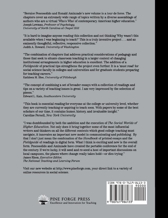 Produktbild: The Social Worlds of Higher Education