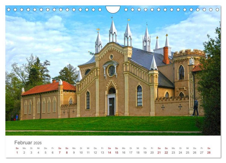 Produktbild: Dessau Design und ein sch&ouml;ner Park (Wandkalender 2026 DIN A4 quer), CALVENDO Monatskalender
