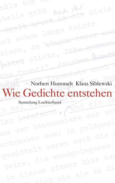 Produktbild: Wie Gedichte entstehen