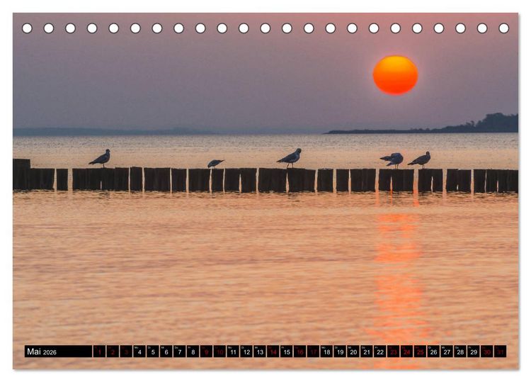 Produktbild: Ostsee - Boltenhagen (Tischkalender 2026 DIN A5 quer), CALVENDO Monatskalender