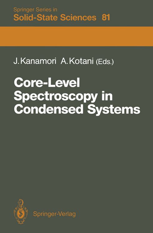 Produktbild: Core-Level Spectroscopy in Condensed Systems