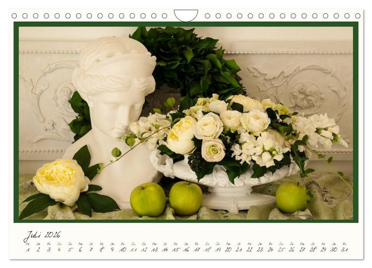 Produktbild: Raum f&uuml;r Blumen (Wandkalender 2026 DIN A4 quer), CALVENDO Monatskalender