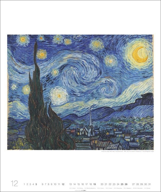 Produktbild: Vincent van Gogh Edition Kalender 2027