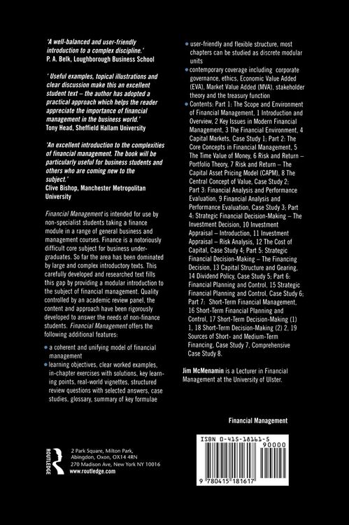 Produktbild: Financial Management