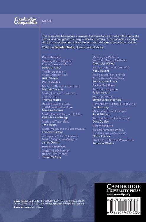 Produktbild: The Cambridge Companion to Music and Romanticism
