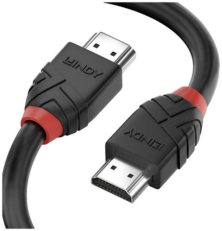 Produktbild: LINDY HDMI Anschlusskabel HDMI-A Stecker 2.00 m Schwarz 36772 8K UHD HDMI-Kabel