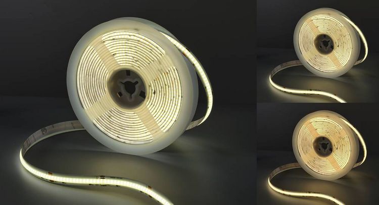 Produktbild: Sygonix SY-5773492 LED-Streifen-Komplettset mit Stecker 230 V 5 m Warmwei&szlig; bis Tageslichtwei&szlig; 1 St.