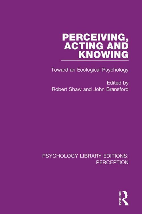Produktbild: Perceiving, Acting and Knowing