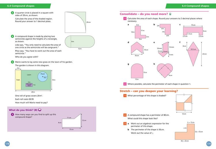 Produktbild: White Rose Maths: Aqa GCSE 9-1 Foundation Student Book 2