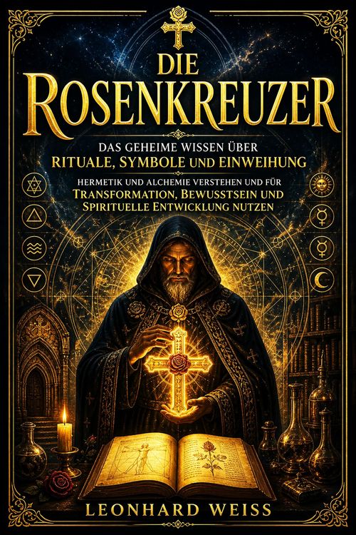 Produktbild: Die Rosenkreuzer: Das geheime Wissen &uuml;ber Rituale, Symbole und Einweihung  Hermetik und Alchemie verstehen und f&uuml;r Transformation, Bewusstsein und sp