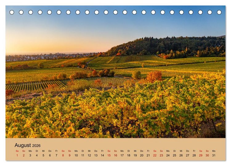 Produktbild: Bad D&uuml;rkheimer Ansichten (Tischkalender 2026 DIN A5 quer), CALVENDO Monatskalender