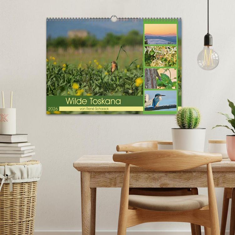 Produktbild: Wilde Toskana - von Ren&eacute; Schaack (Wandkalender 2026 DIN A3 quer), CALVENDO Monatskalender