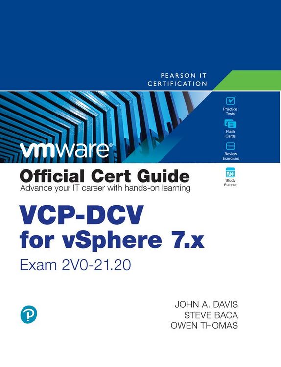 Produktbild: VCP-DCV for vSphere 7.x (Exam 2V0-21.20) Official Cert Guide