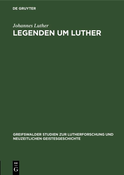 Produktbild: Legenden um Luther