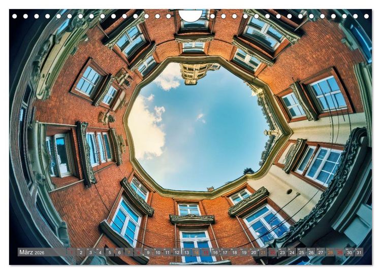 Produktbild: Fisheye Fotografie (Wandkalender 2026 DIN A4 quer), CALVENDO Monatskalender