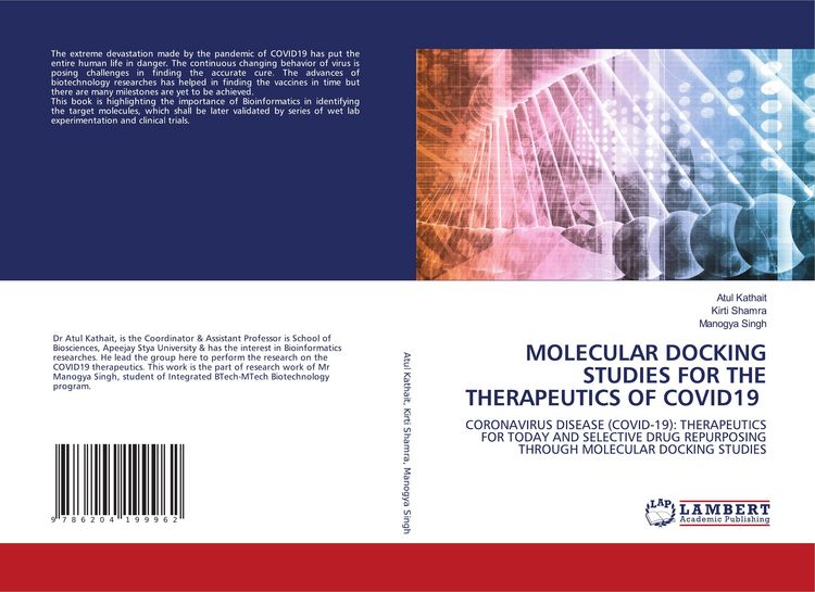 Produktbild: Molecular Docking Studies For The Therapeutics Of Covid19