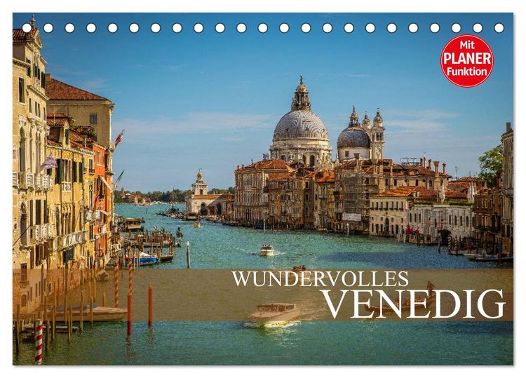 Produktbild: Wundervolles Venedig (Tischkalender 2026 DIN A5 quer), CALVENDO Monatskalender
