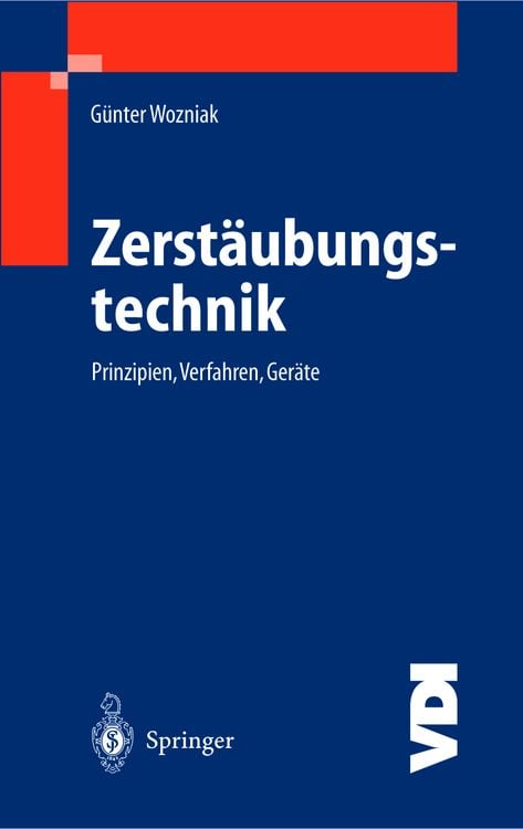 Bild vom Artikel Zerstäubungstechnik vom Autor Günter Wozniak