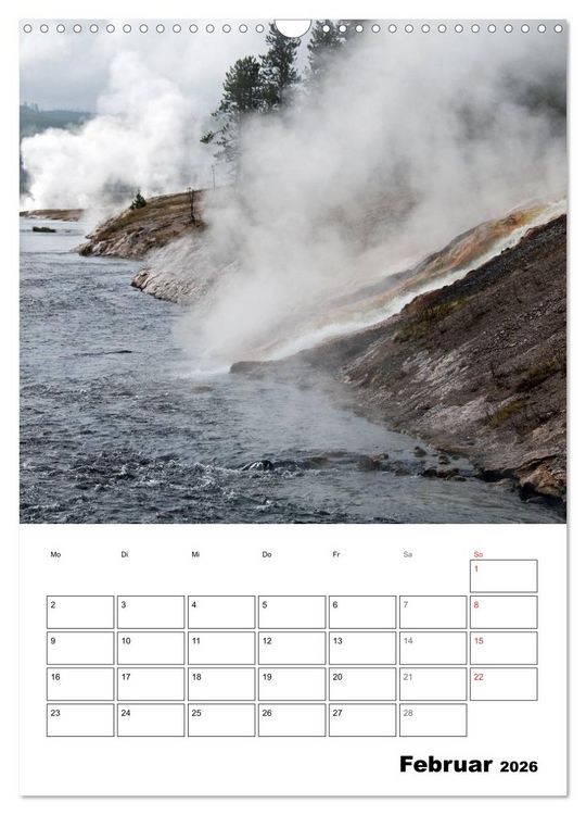 Produktbild: Yellowstone und Grand Tetons Nationalparks (Wandkalender 2026 DIN A3 hoch), CALVENDO Monatskalender