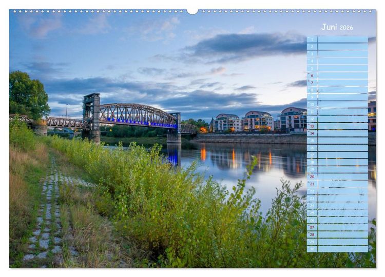 Produktbild: Magdeburg an der Elbe - Der Planer (Wandkalender 2026 DIN A2 quer), CALVENDO Monatskalender