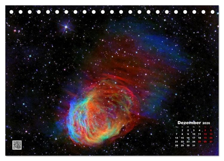 Produktbild: Neue Astrofotos von Stefan Ziegenbalg (Tischkalender 2026 DIN A5 quer), CALVENDO Monatskalender