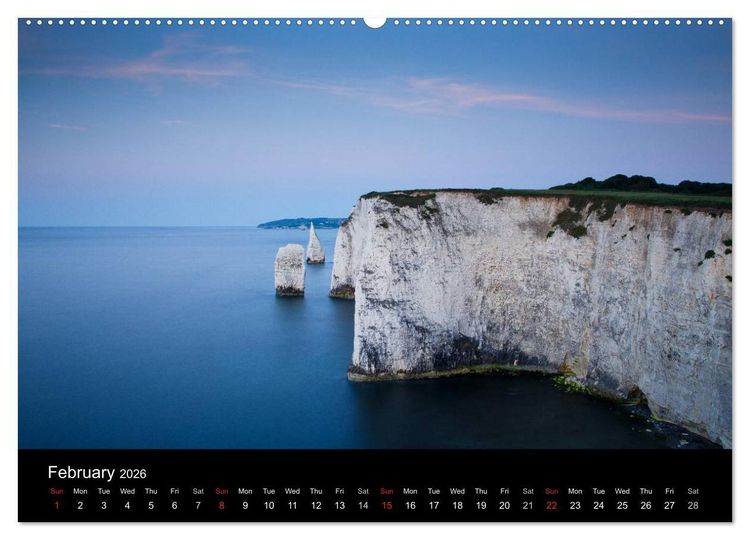Produktbild: Dorset (High Quality Premium Wall Calendar 2026 DIN A2 landscape),CALVENDO 12 Month Wall Calendar