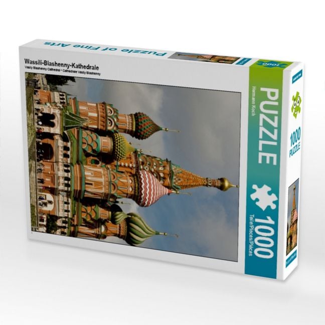 Produktbild: CALVENDO Puzzle Wassili-Blashenny-Kathedrale | 1000 Teile Lege-Gr&ouml;&szlig;e 64x48cm Foto-Puzzle f&uuml;r gl&uuml;ckliche Stunden