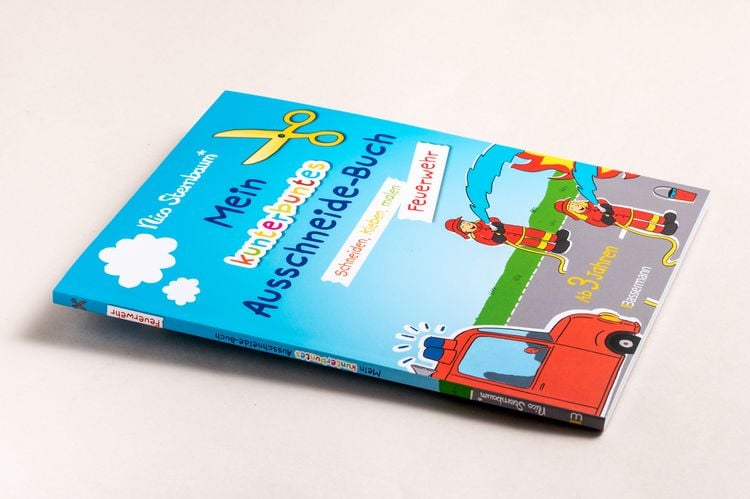 Produktbild: Mein kunterbuntes Ausschneidebuch - Feuerwehr. Schneiden, kleben, malen ab 3 Jahren