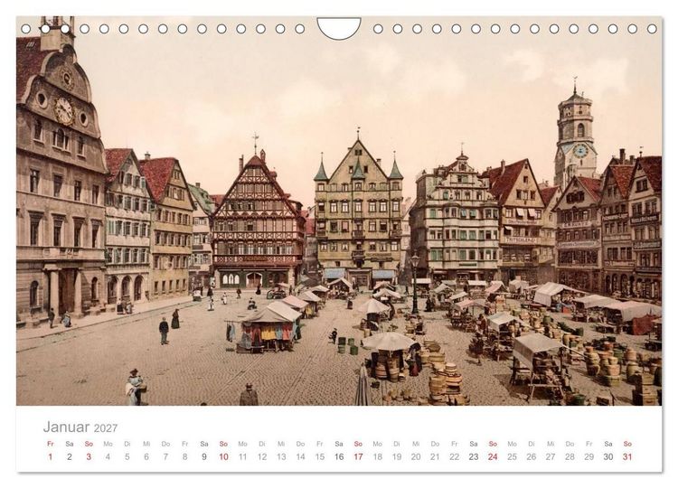 Produktbild: Deutschland um 1900 (Wandkalender 2027 DIN A4 quer), CALVENDO Monatskalender