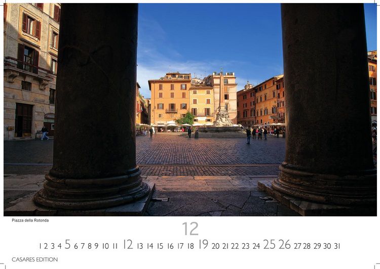 Produktbild: Rom Kalender 2027 &ndash; Wandkalender | Fotokalender Italien 24x35 cm - mit den sch&ouml;nsten Motiven der Ewigen Stadt | Kolosseum, Petersdom, Tiber, Pantheon.